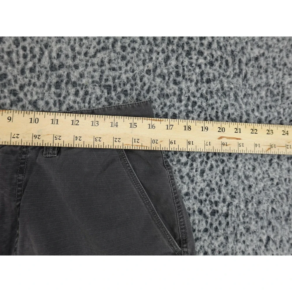 Unionbay‎ Cargo Shorts Mens 32 Gray Ripstop Multi-Pocket Utility Rugged